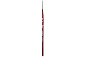 Princeton Velvetouch, Series 3950, Paint Brush for Acrylic, Oil and Watercolor, Spotter, 18/0