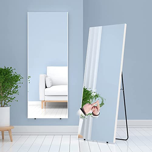 Brisafe Full Length Floor Shatterproof Mirror, 59" × 20", Large Soft