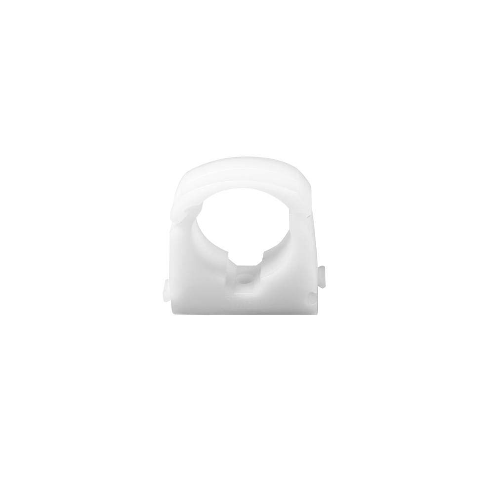 Talon TS10 Single Hinged Pipe Clip, White, 10 mm, Set of 100 Piece