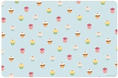 Custom Cute Food Cupcake Doormat Entrance Mat Floor Mat Rug Mats Rubber Non Slip 23.6"(L) x 15.7"(W)