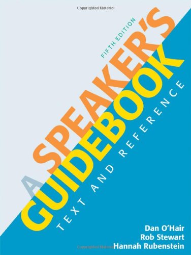 A Speaker's Guidebook : Text and Reference B00AU9PCC2 Book Cover