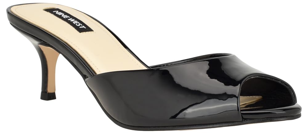 Nine West Women’s Luvlie3 Heeled Sandal, Black 001, 8.5