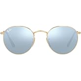 Ray-Ban Unisex Rb3447n Round Flat Lens Round Sunglasses