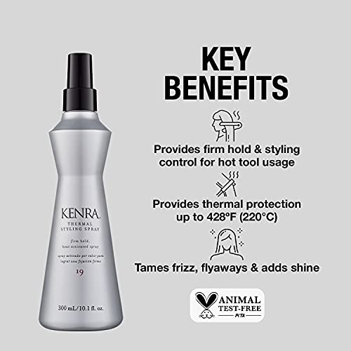 Kenra Thermal Styling Spray 19 Heat Protection Spray Firm Hold Heat