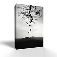 Canvas Wall Art Wine Glass Canvas Prints Home Artwork Decoration for Living Room,Bedroom - 12x18 inches