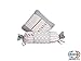 Boutique Baby Pink Grey Bohemia Geometry 13 Piece Nursery CRIB BEDDING SET