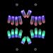 W-plus Flashing Finger Lighting Gloves LED Colorful Rave Gloves 7 Colors Light Show - Light-up Flashing Novelty Toys - Amazing Christmas Gift for Kids
