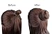 PrettyWit Hairpieces Short Curly Hair Extension Messy Bun Updo Piece Wig Scrunchy Bridal-Dark Brown 4