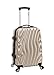 Rockland Melbourne Hardside Expandable Spinner Wheel Luggage, Gold Wave, Carry-On 20-Inch