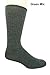 96% Merino Wool Non-binding Casual Socks (3 Pairs) in Black M (mens 4-8)(womens 5-9)