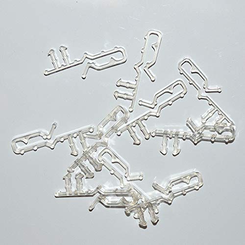 2 inch Hidden Channel Valance Clips for Horizontal Wood Mini Blinds from Shade - 10 Pieces - Thumbnail 4