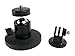 Rubber Coated Magnetic Magnet Car and Motorcycle Suction Cup Mount w/ Swivel Ball Head + Tripod Mount for GoPro HERO, Sony Action Cam, Xiao Yi SJCAM Action Cameras DSLR and Smartphones