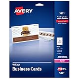 Avery Printable Business Cards, Laser Printers, 250 Cards, 2 x 3.5 (5371)