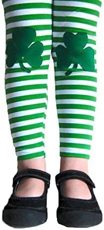 The Trendy Tot Girls Shamrock St Patrick's Day Leggings Size 2T, 3T, 4/5, 6/7