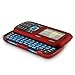 Compatible With LG Cosmos VN250/Rumor2 LX265 Cell Phone Red Rubber Feel Protective Case Faceplate Cover