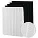 115115 True HEPA H13 Replacement Filters A Size 21 Compatible with Winix plasmawave wac5300, wac6300, P300, C535, 5300-2, 6300-2, 9500, and 290, 300/DX95, c535,1 HEPA+4 Carbon Prefilters