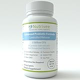 Nutrivee Advanced Probiotic - 5 Billion CFU - 9 Strains - Patented Delayed Release Technology - 30 ct.