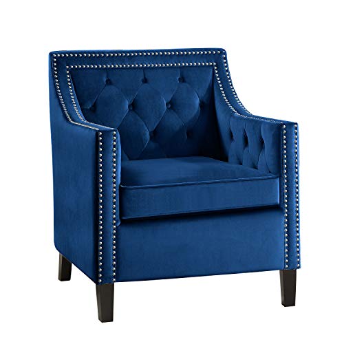 Navy Accent Chairs: Dark & Navy Blue Accent Chair Styles