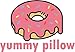 Yummy Donut Pillow - Doughnut Donut-Shaped Cushion Plush Toy or Gift (Pink)