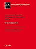 Image de 31: ISBD International Standard Bibliographic Description (Series on Bibliographic Control)