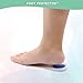 Helness Gel Heel Cups Cushions Foot Inserts for Bone Spurs Achilles Tendonitis Pain Relief Men Size 6-11