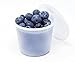 Bariatric Food Portioning Containers with Easy Secure Lids by OakRidge Products (4 Ounce) (50 Pack)