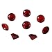 LONGWIN 30mm(1.2 inch) Crystal Diamond Themed Dinner Party Table Decoration Party Favors Gift Idea Pack of 8 (Red)