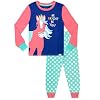 Harry Bear Meisjes Pyjama Nauwsluitend Fit Regenboog Paard