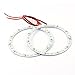 2 x 33 SMD LED White Car Angel Eyes Ring 100mm