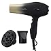 VASLON 1875W Quick-Dry Hair Dryer,Low Noise Negative Ionic Blow Dryer with Concentrators & Diffuser,2 Speed and 3 Heat Setting