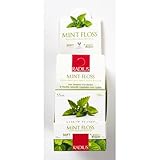 Radius - Floss,Vegan,Xylitol Mint, 6 x 55 YD