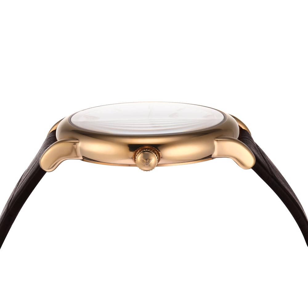 Emporio Armani Automatic Self-Winding Dress Watch with Stainless Steel Or Leather Band