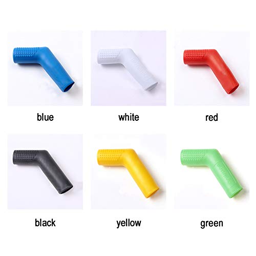 Motorcycle Lever Shift Shifter Sock Cover Boot Protector Street Dirt Bike White(Blue)