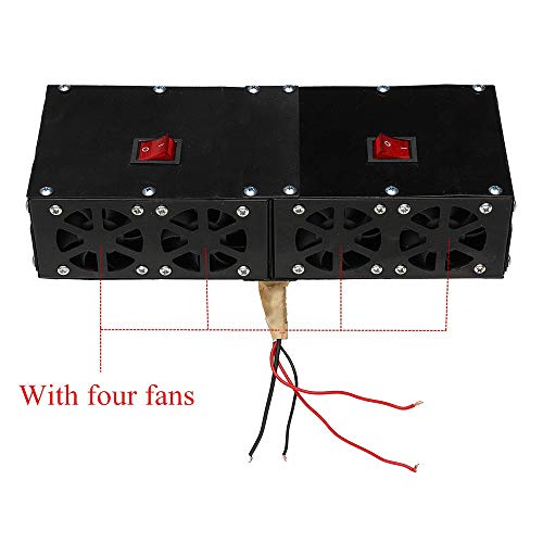 Auto Heater - SUNWAN 12V 500W Auto Heater Kit High Power Snelle Verwarming Ventilator Ontdooi Defogger Voor Automobiel… - Afbeelding 5