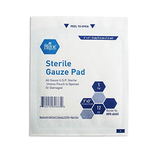 2 Medpride+Dressing+Individually+Absorbent+Sponge+Pads