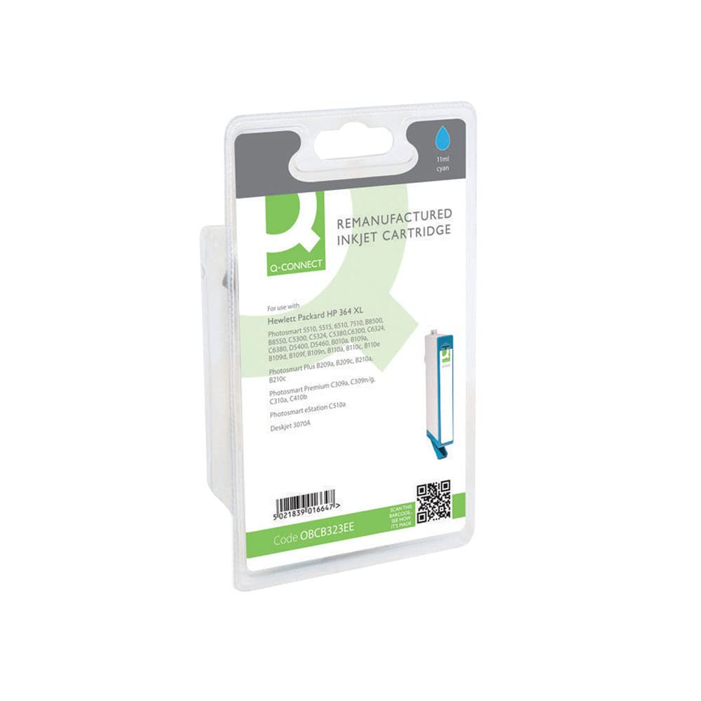 Q-Connect Ink for HP364XL Ink Cartridge - Cyan
