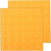 PRETYZOOM Tactile Paving Tiles 11.81 X 11.81 X 0.19 in PVC Blind Path Bricks with Anti-Slip Surface Indoor Walkway Guidance for Visually Impaired Navigation 2 Pack