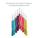 CO-Z Ergonomic Multicolor Aluminum Crochet Hooks Multi-Size Hooks Set with Accessories and Storage Case, Rubber Handle Hooks Perfect for Any Weave Patterns & Yarns Smooth Knits