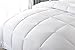 Down Alternative Comforter (White,King) - Quilted Comforter - Hypoallergenic, Plush Siliconized Fiberfill Duvet Insert - Baffle Box Stitched Exclusively by The Great American Store RN# 148186