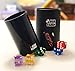 Dice Stacking PRO Cup Set - Professional Straight Cups with 5 Razor Edges 19mm Real Casino Dice in a Box - Accessories - Magic Tricks - Yellow