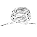 Elite Hockey Prolace Waxed Hockey Skate Laces (White, 96
