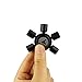 Fidget Spinner, Fidget Toy, Hand Fingertip Spinners for ADHD, Anxiety, PTSD, Stress Reducer and Meditation (Black)