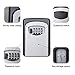Key Lock Box Key Storage Box with Resettable Code for House Spare Keys Safe Box for Office Key Holder for Wall