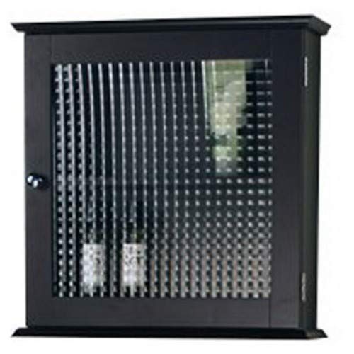 Elegant Home Fashions Chesterfield Medicine Cabinet with One Glass Door
