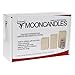 Mooncandles - 3 Square Vanilla Scented Wax Candles With Color Changing Remote Control (4, 5, 6 inch candles)