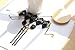 Beautiful Bead Black Retro Lace Slave Bracelet With Ring Gothic Style Costume Jewelry#1