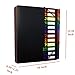 woeau 12 Pocket Expanding Project Sorter - Heavy Duty Plastic Expandable Folder Organizer, Notebook Folders Organizational, Letter Size