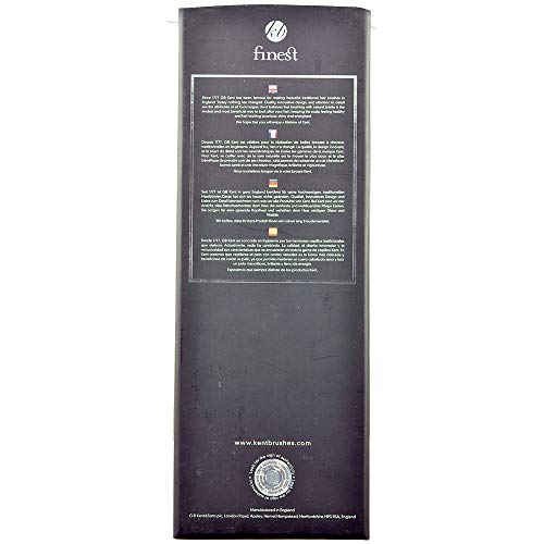 Kent OS18 Handmade Travel Hair Brush for Thick Hair Grooming Natural