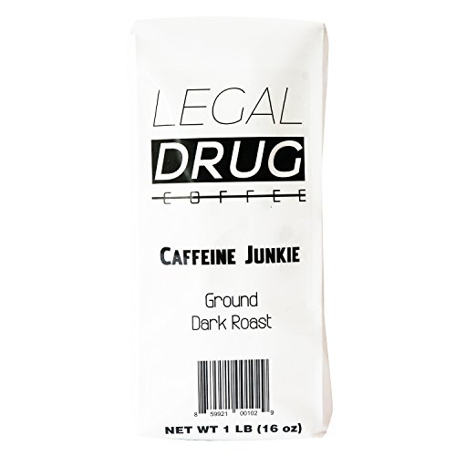 Legal Drug Coffee, The World's Most Caffeinated Coffee, Ground, 16 Ounce