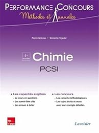 Chimie, 1re année PCSI